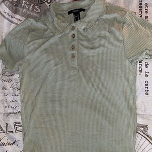 Green Turtle Neck Shortsleeve